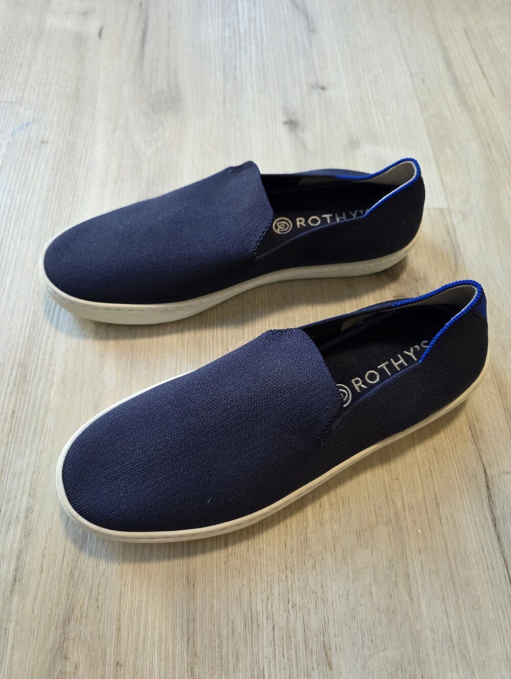 Rothy's The Original Slip-On Sneaker 9.5 Size Navy